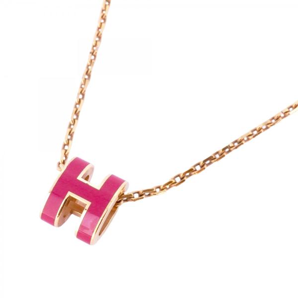 HERMES 【5jdb1021】エルメス ネックレス ポップアッシュ GPメッキ  