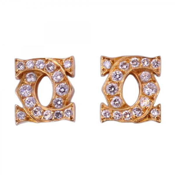 Cartier 【5jdb1113】カルティエ ピアス アントルラセ K18YG イエロー  