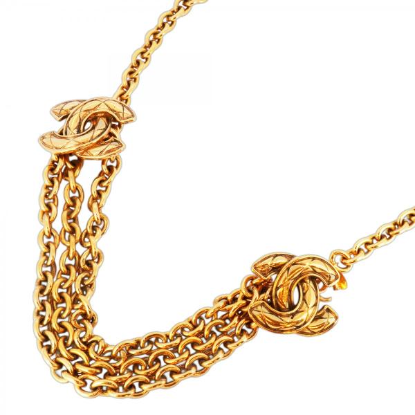 CHANEL 【5jdb1165】シャネル ネックレス ヴィンテージ ココマーク  