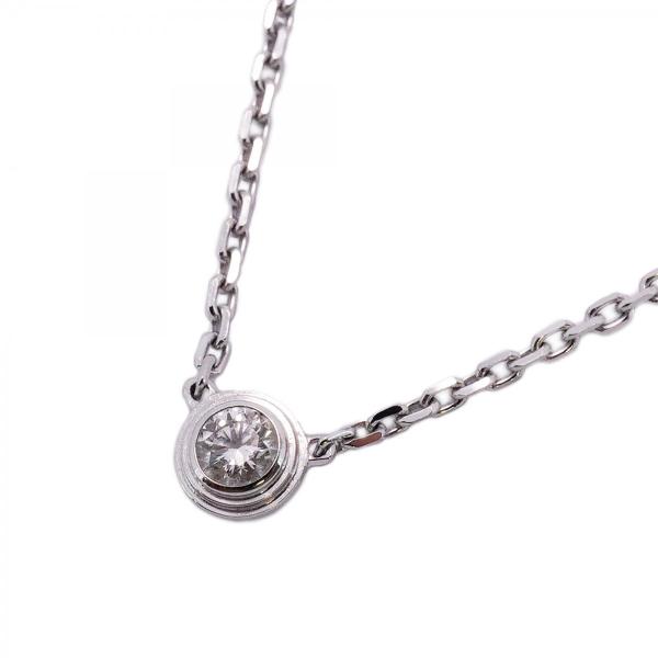 Cartier 【5jeb0019】カルティエ ネックレス ダムール XS/1PD K18WG  