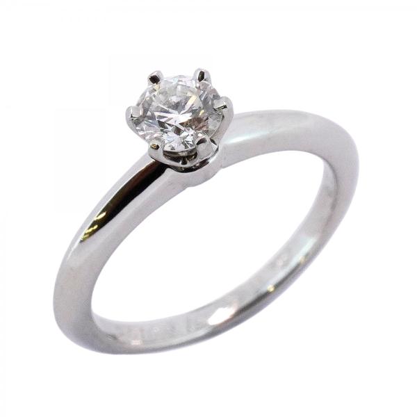 TIFFANY&Co. 【5jeb0089】ティファニー リング ソリティア 1PD Pt950  