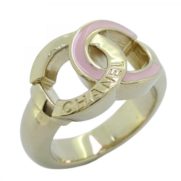 CHANEL 【5jeb0366】シャネル リング ココマーク GPメッキ シャンパン  