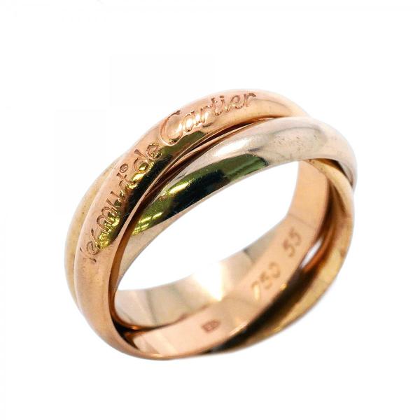 Cartier 【5jeb0422】カルティエ リング トリニティ K18YG イエロー  