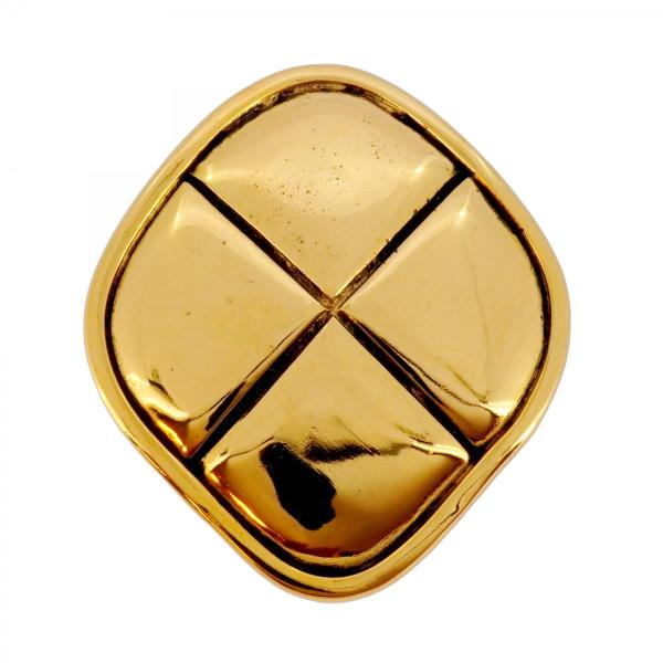 CHANEL 【5jeb0483】シャネル ブローチ ヴィンテージ マトラッセ 菱形  