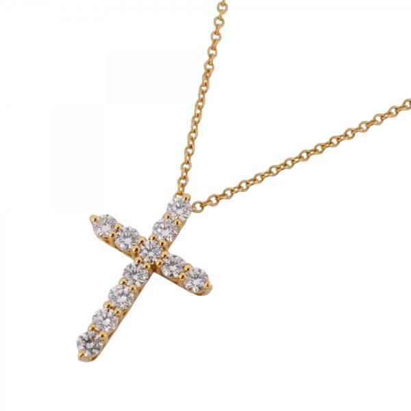 TIFFANY&Co. 【5jeb0538】ティファニー ネックレス クロス スモール  