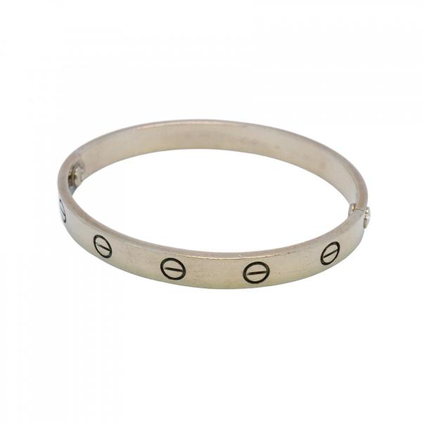Cartier 【5jeb0623】カルティエ バングル ラブブレス K18WG ホワイト  