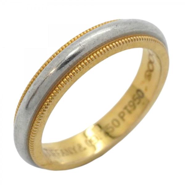 TIFFANY&Co. 【5jeb0636】ティファニー リング ミルグレイン K18YG  