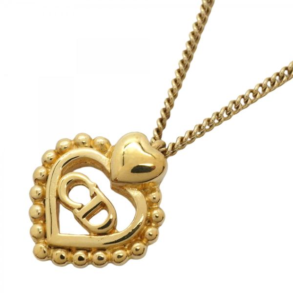 Christian Dior 【5jeb0641】クリスチャンディオール ネックレス CD  