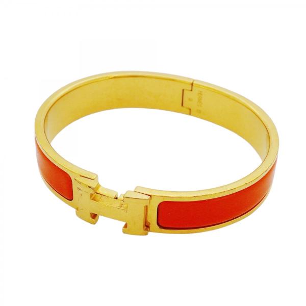 ■エルメス　バングル　ターコイズ　レディース　ゴールド　クリッククラック □エルメス バングル ターコイズ レディース ゴールド クリック