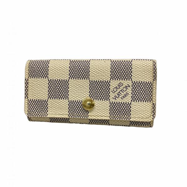 【美品】ルイヴィトン ダミエ ミュルティクレ4キーケース LOUIS VUITTON 【5mb1494-h】ルイヴィトン キーケース ダミエ