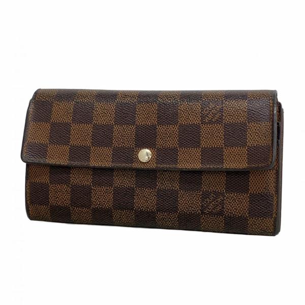 ルイヴィトン ダミエ エベヌ ポルトフォイユ サラ 長財布 B4 LOUIS VUITTON 【5od3728】ルイヴィトン 長財布 ダミエ ポルトフォイユ