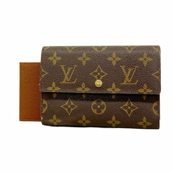 LOUIS VUITTON 【5oe4877】ルイヴィトン 三つ折り財布 モノグラム