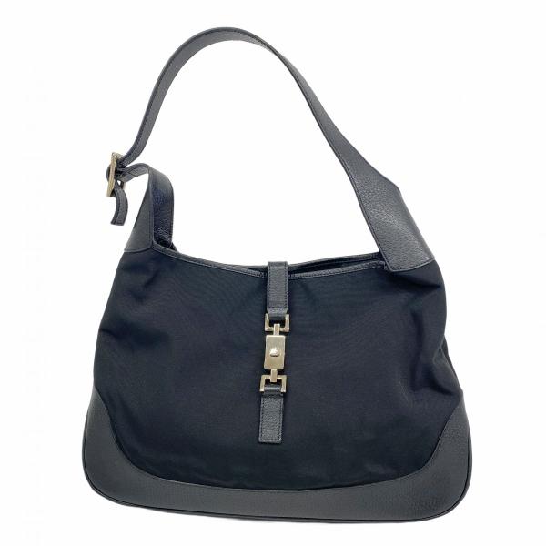 【5pb2449】グッチ ハンドバッグ 001 3346 ナイロンキャンバス ブラック シルバー金具【中古】レディース GUCCI（グッチ） ☆最終価格【5pb2449】グッチ ハンドバッグ 001 3346