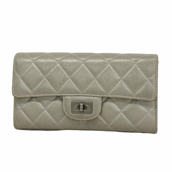CHANEL（シャネル） 【5pc3450】シャネル 長財布 2.55 カーフスキン