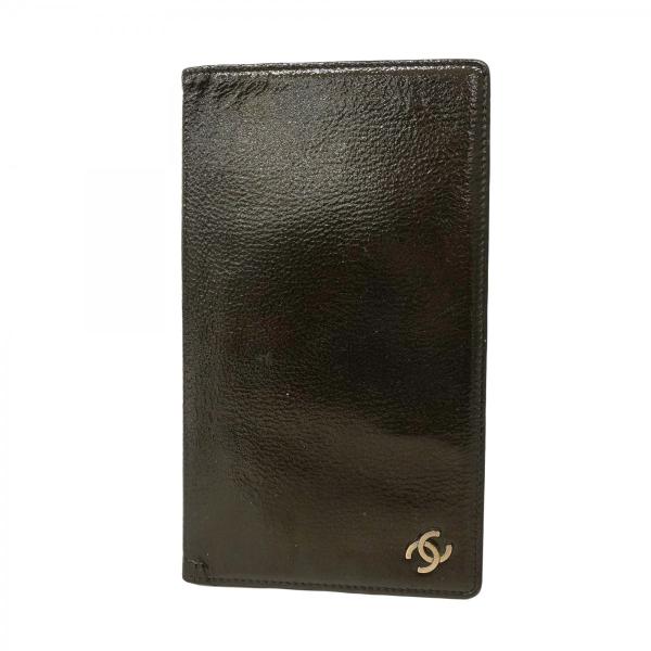 極美品 CHANEL/シャネル パテント（エナメル）長財布ブラック 極美品 CHANEL/シャネル パテント（エナメル）長財布ブラック 極美品