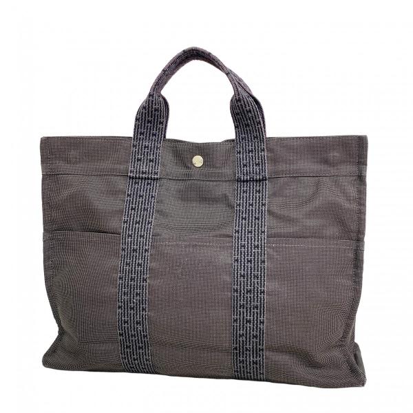 エルメス グレー キャンバストートバッグ HERMES（エルメス） 【5pd4855-k】エルメス トートバッグ エールライン