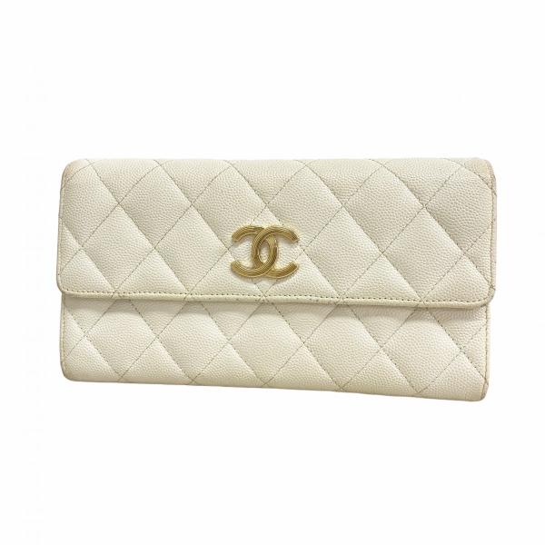 CHANEL（シャネル） 【5pd6166】シャネル 長財布 マトラッセ キャビア