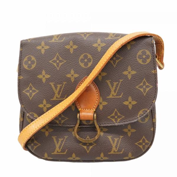 【5oe5228】ルイヴィトン ショルダーバッグ モノグラム サンクルーMM M51243 ブラウン【中古】レディース LOUIS VUITTON（ルイ・ヴィトン） 【5pe6825】ルイヴィトン ショルダー