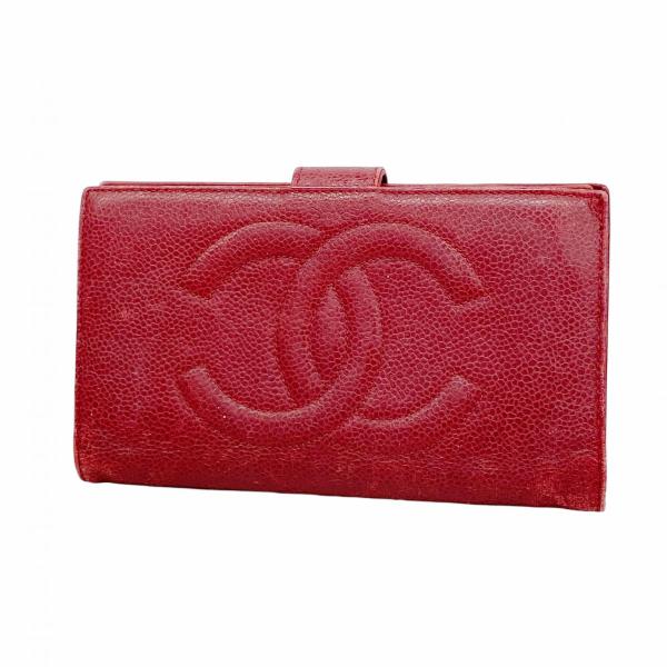 CHANEL（シャネル） 【6aa0066-k】シャネル 長財布 キャビアスキン