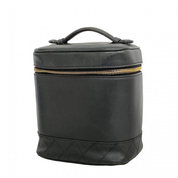 CHANEL シャネル ピコローレ ココマーク ラムレザー バニティバッグ 黒 CHANEL（シャネル） 【6ad4186-r】シャネル バニティバッグ ビコローレ