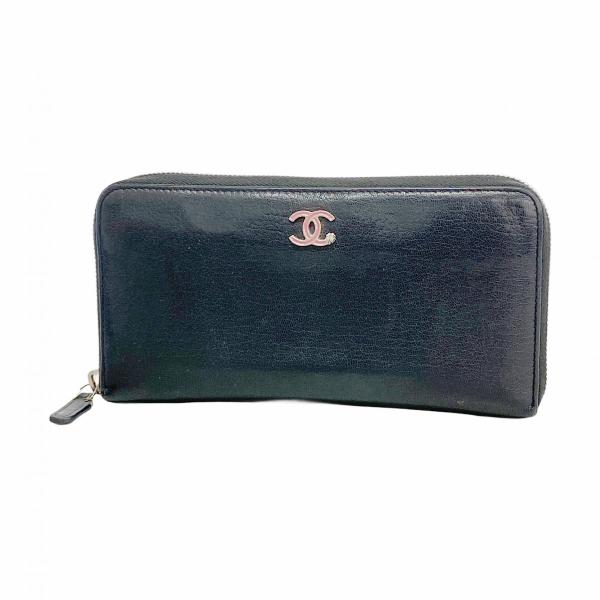 CHANEL（シャネル） 【6ba0299-k】シャネル 長財布 レザー ブラック