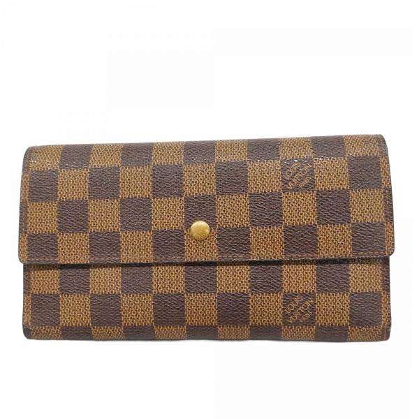 ルイヴィトン ダミエ ポルトトレゾール インターナショナル 三つ折り 長財布 LOUIS VUITTON（ルイ・ヴィトン） 【6da0573】ルイヴィトン 三つ折り長
