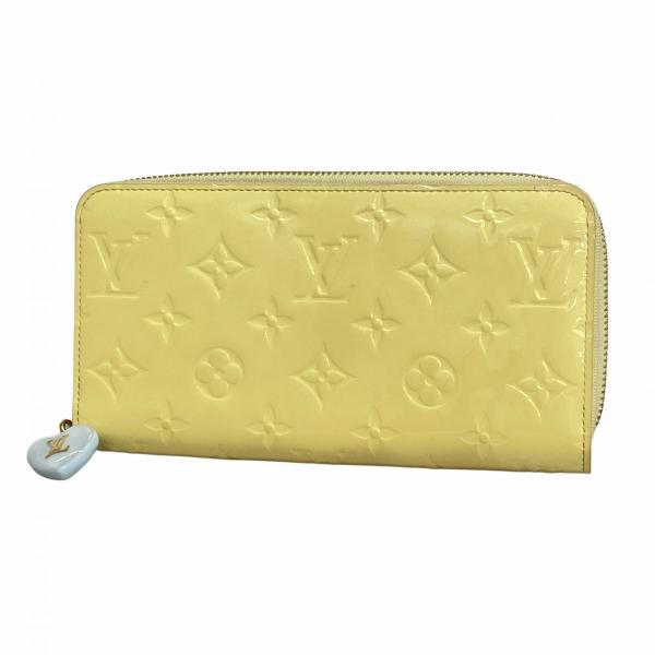 【6dd4190-k】ルイヴィトン 長財布 ヴェルニ ジッピーウォレット M82996 シックイエロー【中古】レディース LOUIS VUITTON（ルイ・ヴィトン） ☆SALE【6dd4190-k】ルイヴィトン 長