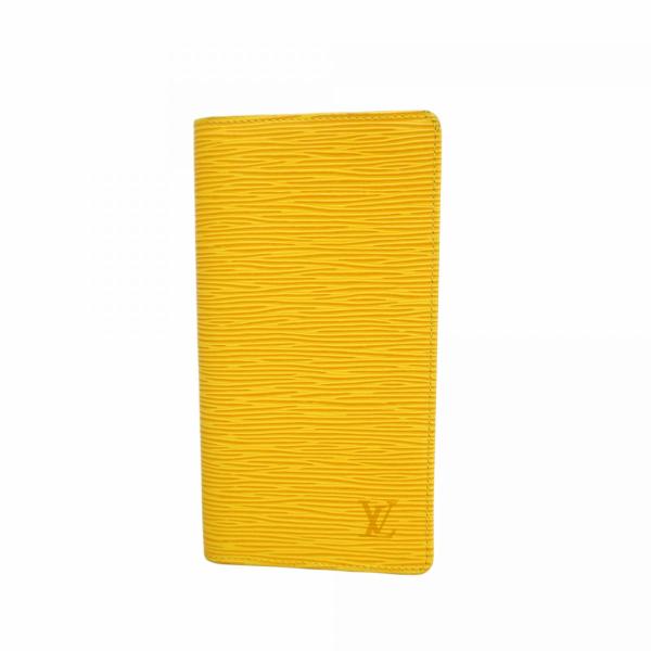 【6dd4271-k】ルイヴィトン 札入れ エピ ポルトカルトクレディ円 M63219 ジョーヌ【中古】レディース LOUIS VUITTON（ルイ・ヴィトン） 【6dd4271-k】ルイヴィトン 札入れ