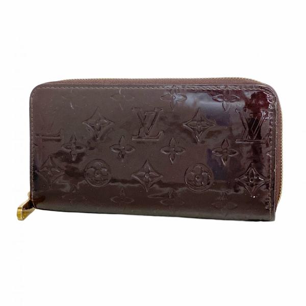 【5ae5231】ルイヴィトン 長財布 ヴェルニ ジッピーウォレット M93522 アマラント【中古】レディース LOUIS VUITTON（ルイ・ヴィトン） ルイ ヴィトン ヴェルニ ジッピー