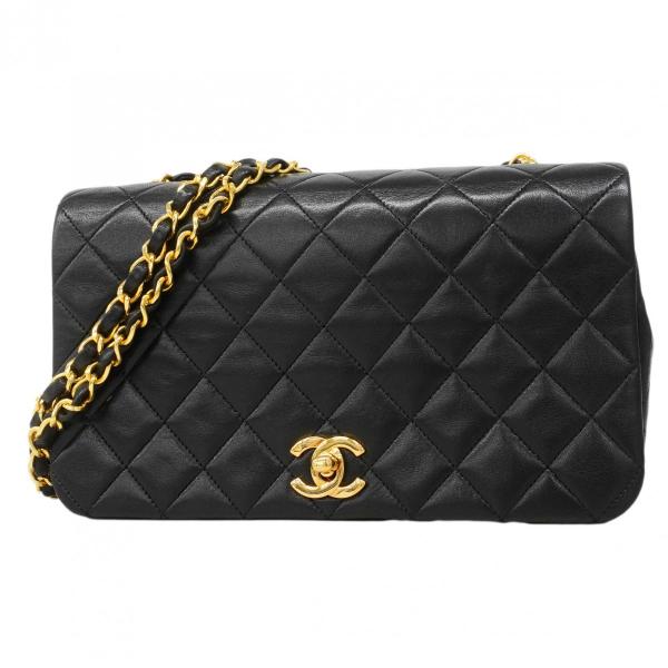 シャネル マトラッセ シングルチェーンショルダーバッグ 黒 CHANEL（シャネル） 【6de6345】シャネル ショルダーバッグ マトラッセ