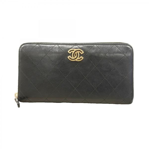 CHANEL マトラッセ ラムスキン 長財布 CHANEL（シャネル） 【6eb0573-k】シャネル 長財布 マトラッセ
