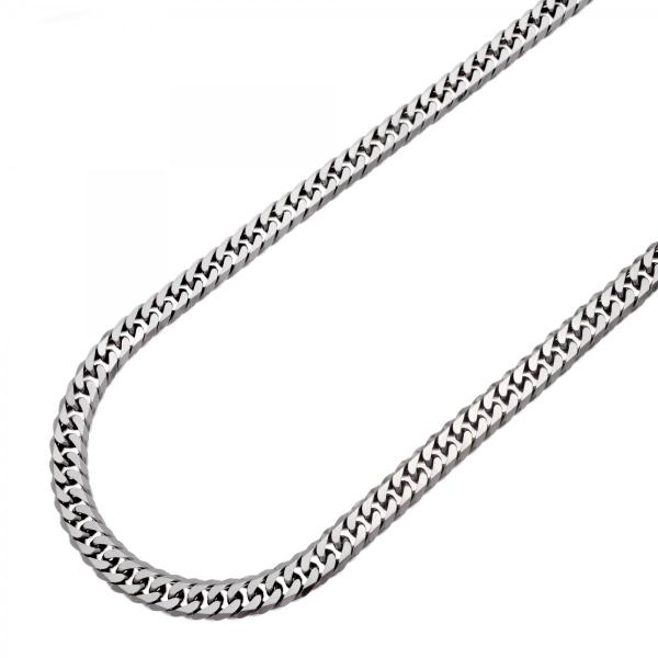 6khd0007】喜平 ネックレス Pt850 プラチナ 6面 ダブル 51.3cm 50g
