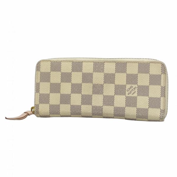 美品 ルイヴィトン ダミエ アズール ポルトフォイユ クレマンス N61264 LOUIS VUITTON 【5ia0935-h】ルイヴィトン 長財布 ダミエ