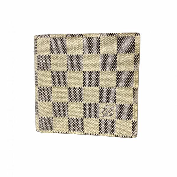 ルイ・ヴィトン ポルトフォイユ マルコ 財布 ダミエ　ホワイト N60018 LOUIS VUITTON 【5ma0536】ルイヴィトン 財布 ダミエ・アズール
