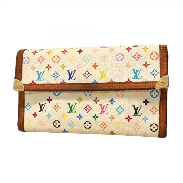 ルイヴィトン マルチカラー インターナショナル 三つ折り 長財布 D8 LOUIS VUITTON（ルイ・ヴィトン） ☆SALE【5pa0125】ルイヴィトン 三
