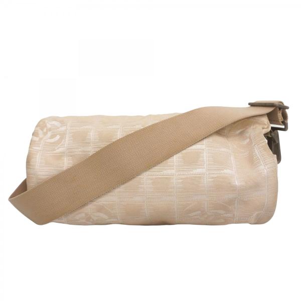 【5pb2805】シャネル ショルダーバッグ ニュートラベル ナイロン ベージュ シルバー金具【中古】レディース CHANEL（シャネル） 【5pb2805】シャネル ショルダーバッグ ニュー