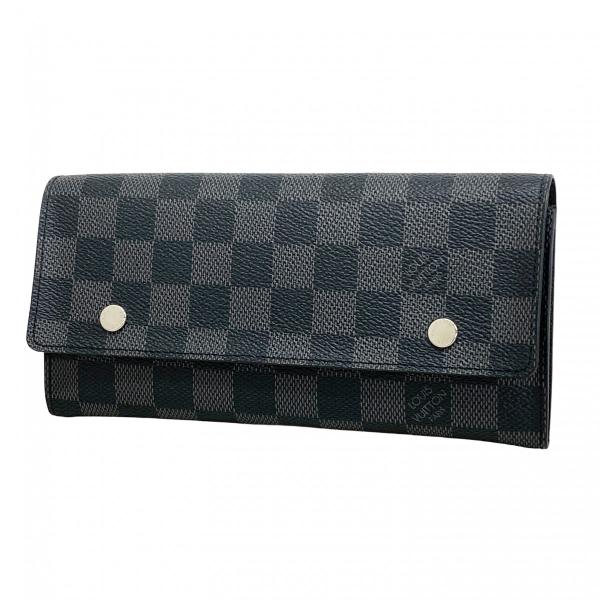 美品‼️ルイヴィトン ダミエグラフィット ポルトフォイユロン モデュラブル 長財布 ルイヴィトングラフィット ポルトフォイユ ロン モデュラブル 14137 黒