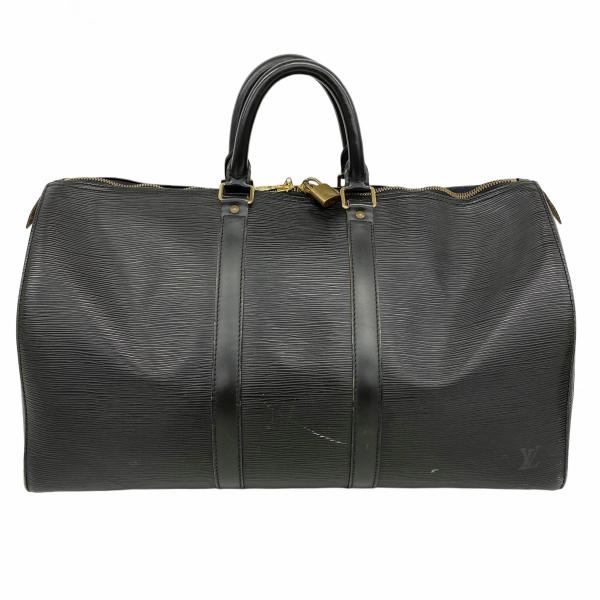 鑑定済✨ルイヴィトン エピ キーポル45 ボストンバッグ 黒色 M59152 LOUIS VUITTON（ルイ・ヴィトン） 【6ac2690】ルイヴィトン ボストン