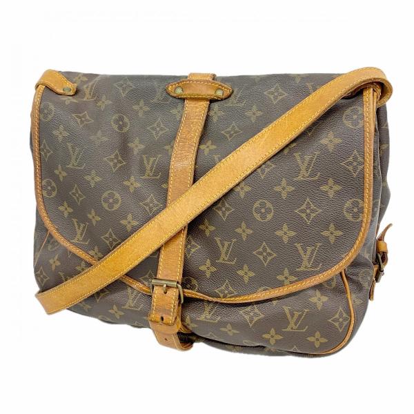 【6dd5177】ルイヴィトン ショルダーバッグ モノグラム ソミュール35 M42254 ブラウン【中古】レディース LOUIS VUITTON（ルイ・ヴィトン） 【6dd5177】ルイヴィトン ショルダー