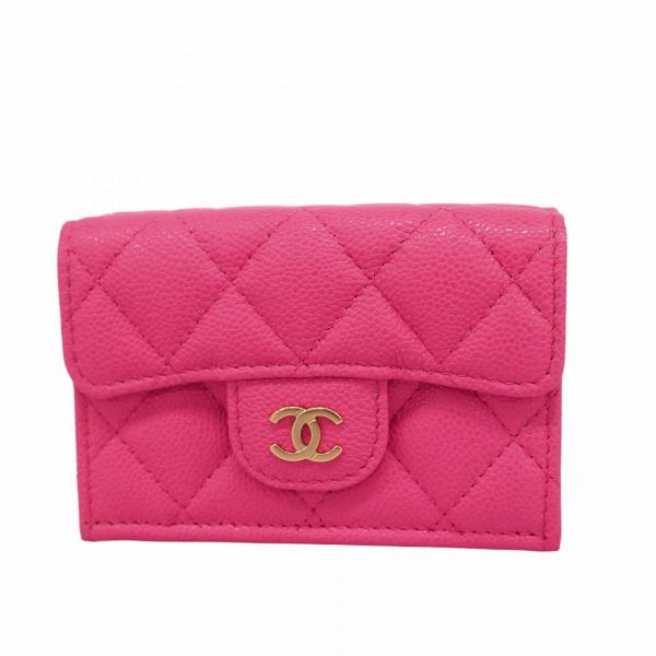 CHANEL ☆最終価格☆SALE【5gc2463-h】シャネル 三つ折り財布  