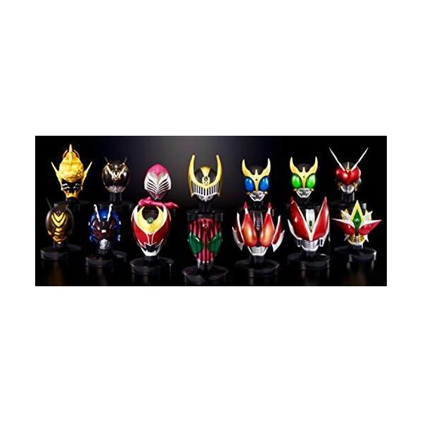 仮面ライダー マスクコレクション Vol.6 ノーマル全14種 (発光台座 赤4緑1)