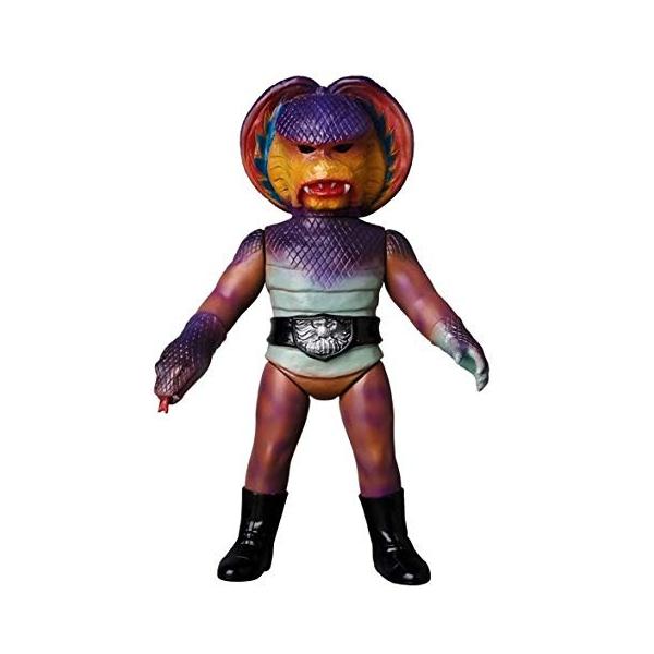 旧バンダイ製 コブラ男 キングサイズ 美品 ソフビ フィギュア 怪人 MEDICOM TOY - コブラ男 （仮面ライダーより）