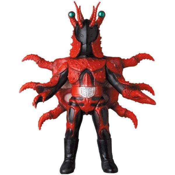 東映レトロソフビコレクション　仮面ライダーV3　ザリガーナ　甲羅　未開封 東映レトロソフビコレクション メディコムトイ ザリガーナ（甲羅付