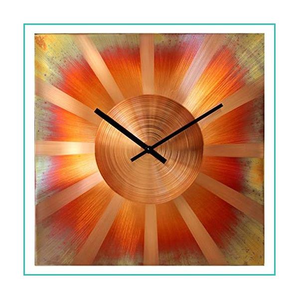新品large Square Copper Wall Clock 16 Inch Silent Non Ticking Gift For Home Office Kitchen Bedroom Living Room Www Nlqp Com