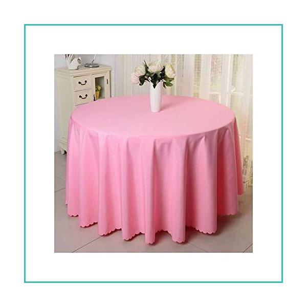 新品nianchu 10pcs Polyester Round White Tablecloth For Wedding Hotel Table Cloth Table Cover Mariage Tablecloth Black Pink 3cm Andwaffles Com