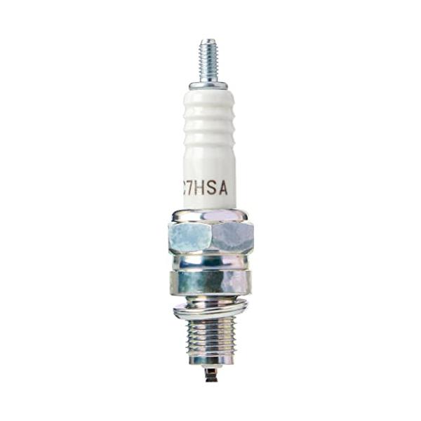 【商品概要】品番:C7HSA取付ねじ径:φ10.0mm取付ねじ長:12.7mm六角対辺:Hex 16.0mmノンレジスタープラグ、端子:ネジ形【商品説明】商品紹介●NGKスパークプラグの中心電極は、多量の熱を逃がすため、ニッケル部の深くまで...