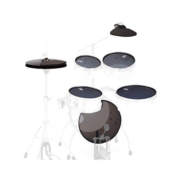 【商品概要】リズムトラベラーを練習キットにするメッシュヘッドとファイバーシンバルのセット)【商品説明】説明“SILENT PACK"消音効果抜群のマッフルヘッド&amp;ファイバーシンバル。これに交換することで、リズムトラベラーが自宅の練習...