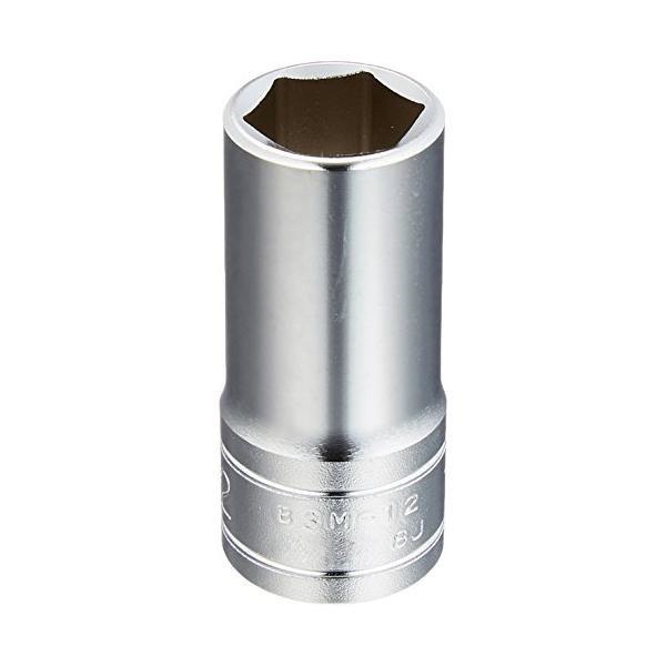 京都機械工具(KTC) 9.5mm (3/8インチ) セミディープソケット (六角) 12mm B3M12