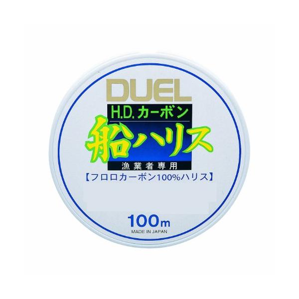 DUEL(デュエル) フロロライン 1.5号 H.D.カーボン船ハリス 100m 1.5号 クリアー 船釣り H1143