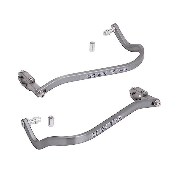 ジータレーシング(ZETA RACING) アーマーハンドガード ベンド チタンカラー スタンダード径(22.2mm)バー用 対応ハンドルバー内径(Φ